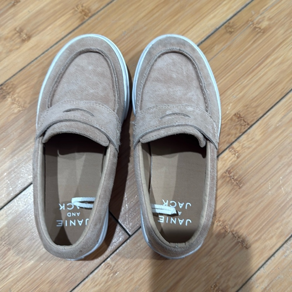 Beige loafers